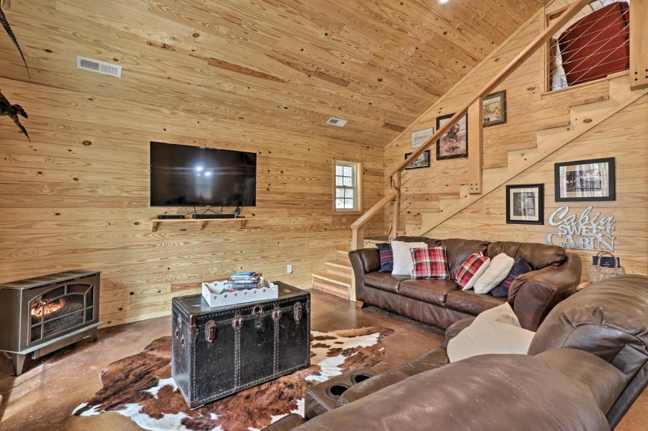 Peaceful Family Cabin On 10 Acres With Game Room! Heflin Экстерьер фото