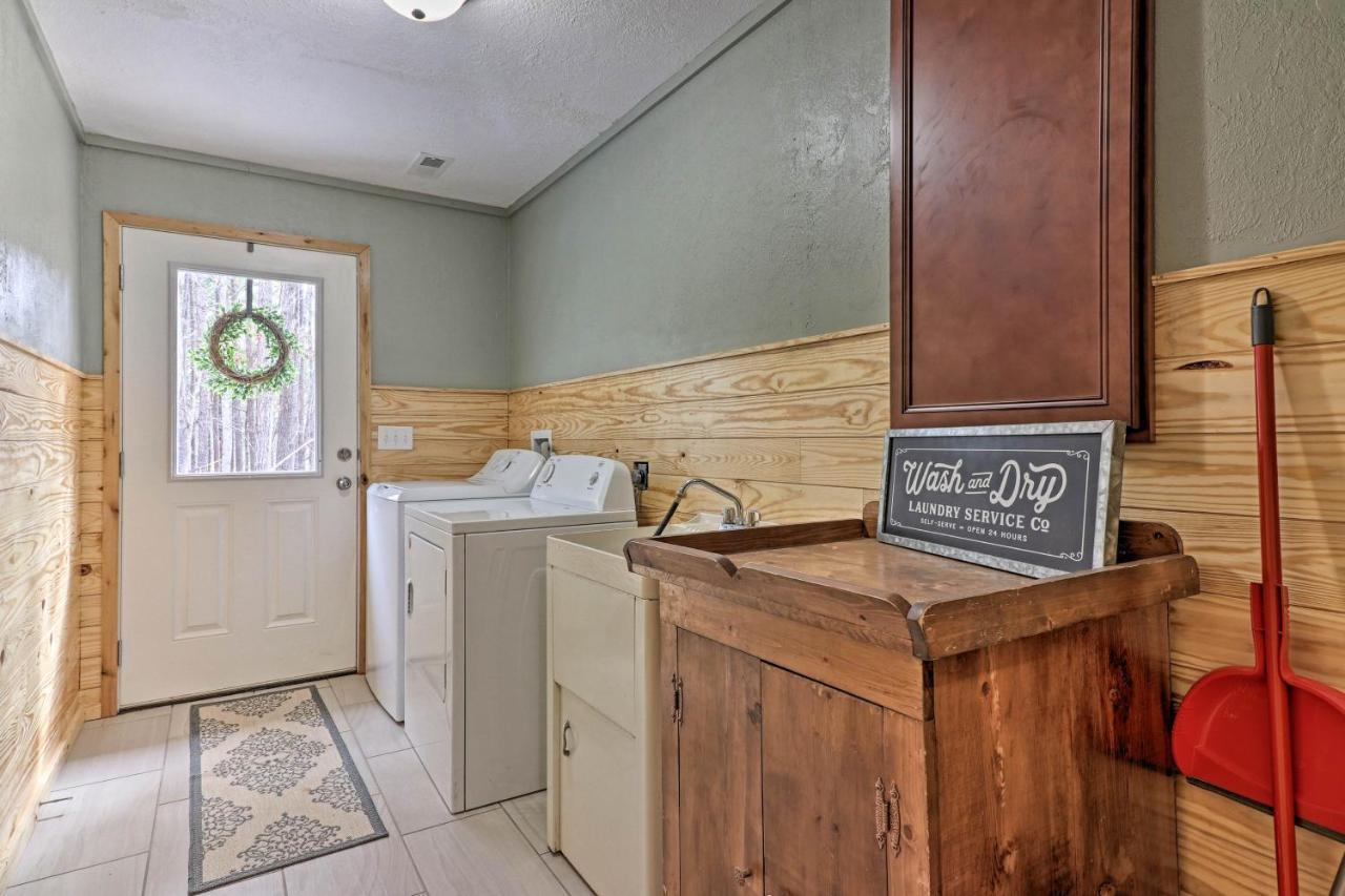 Peaceful Family Cabin On 10 Acres With Game Room! Heflin Экстерьер фото